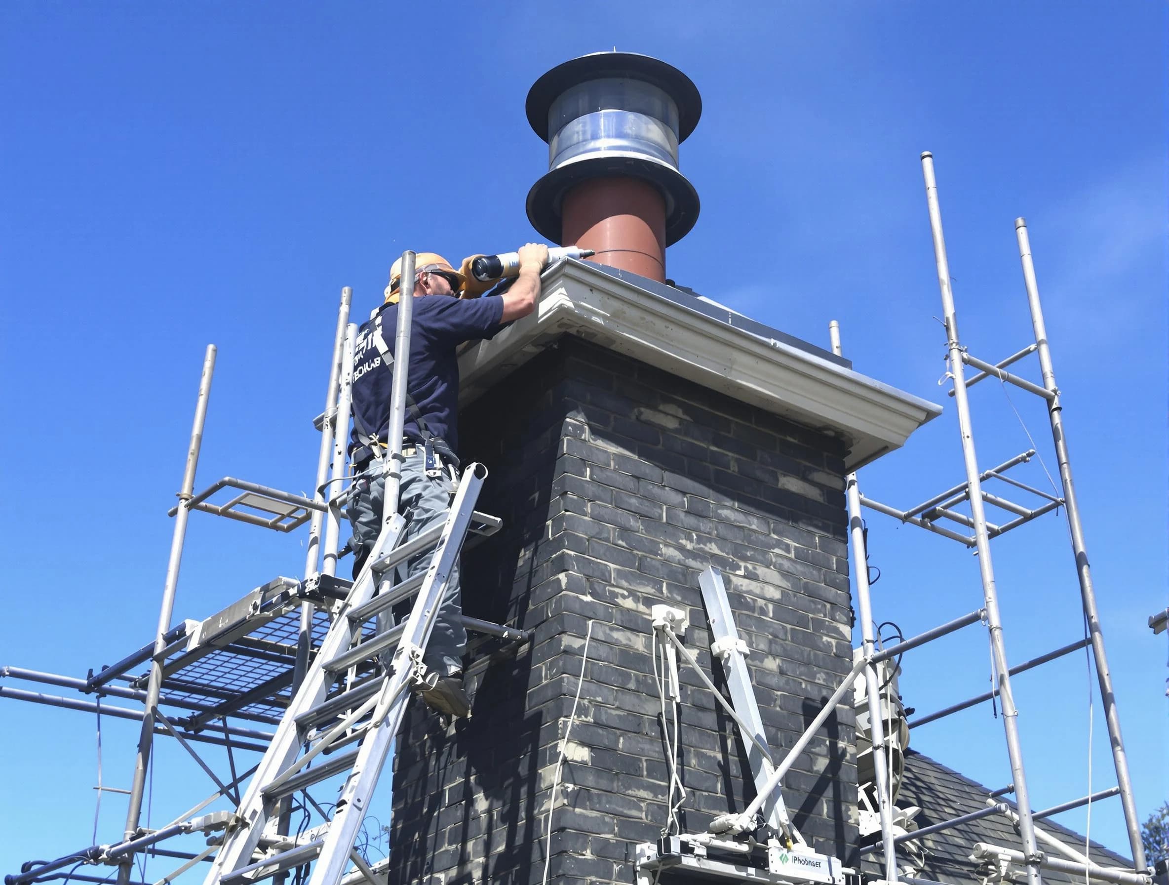 Sturdy chimney crown finished by Munhall Chimney Sweep in Munhall, PA