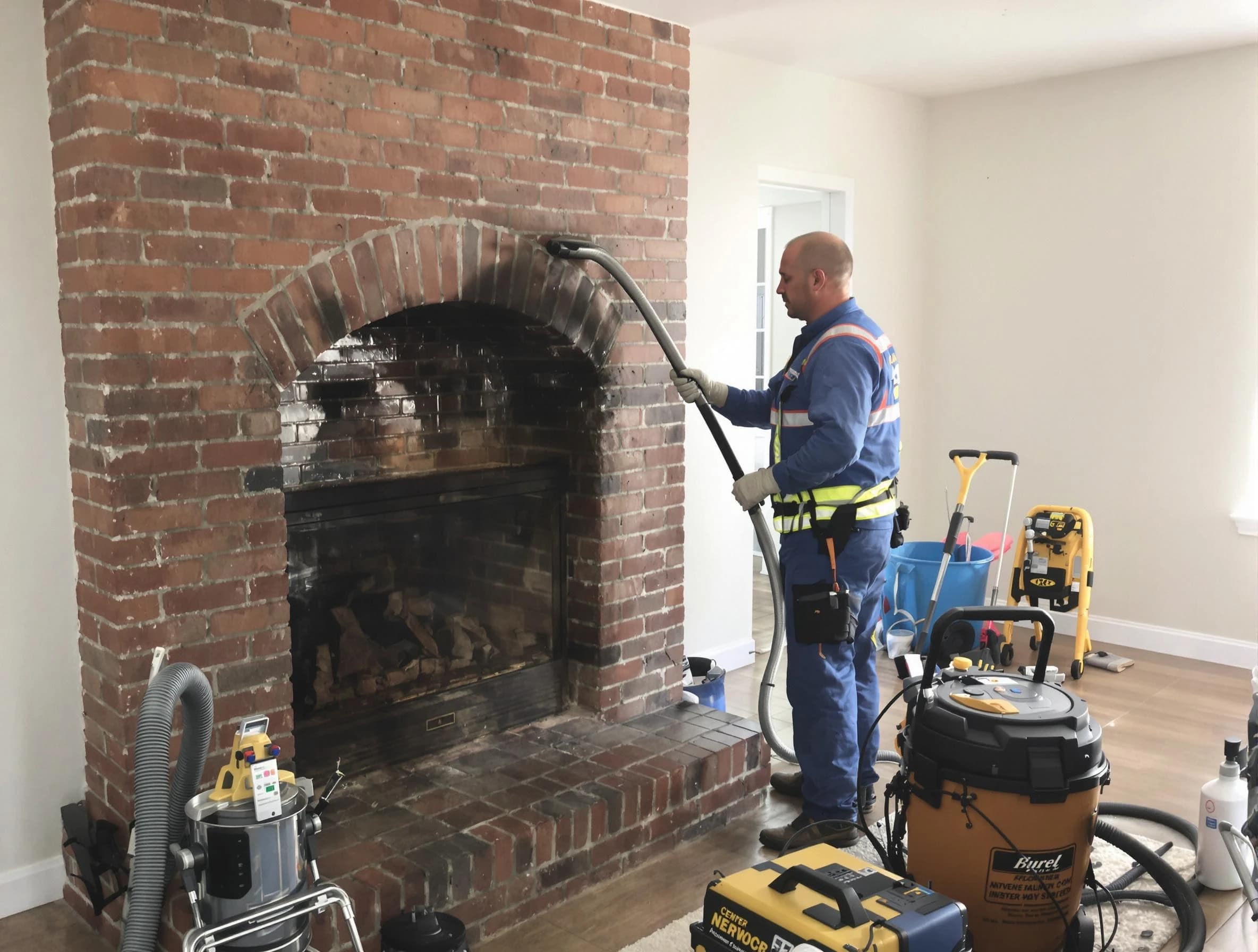 Munhall Chimney Sweep expert performing detailed chimney sweep in Munhall, PA