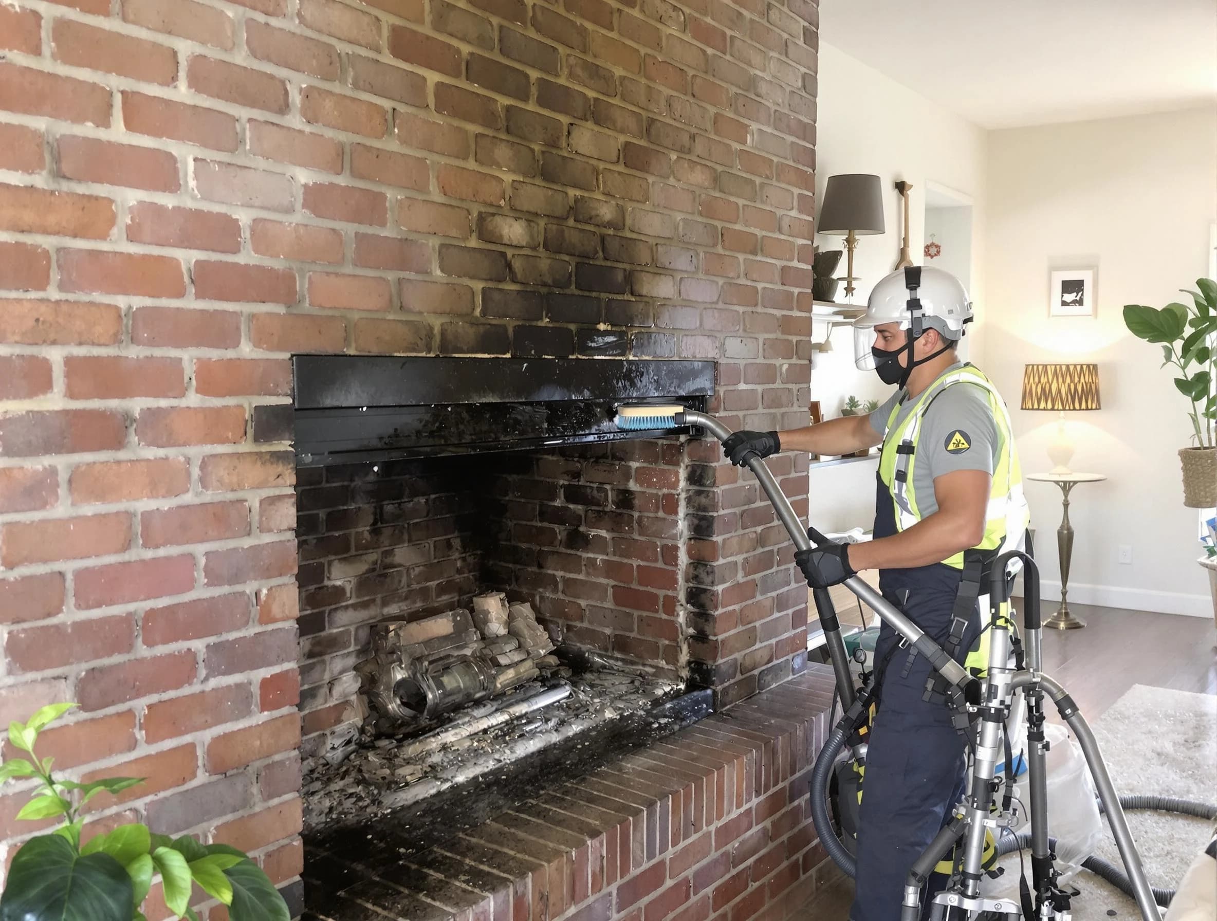 Munhall Chimney Sweep providing fireplace cleaning services in Munhall, PA