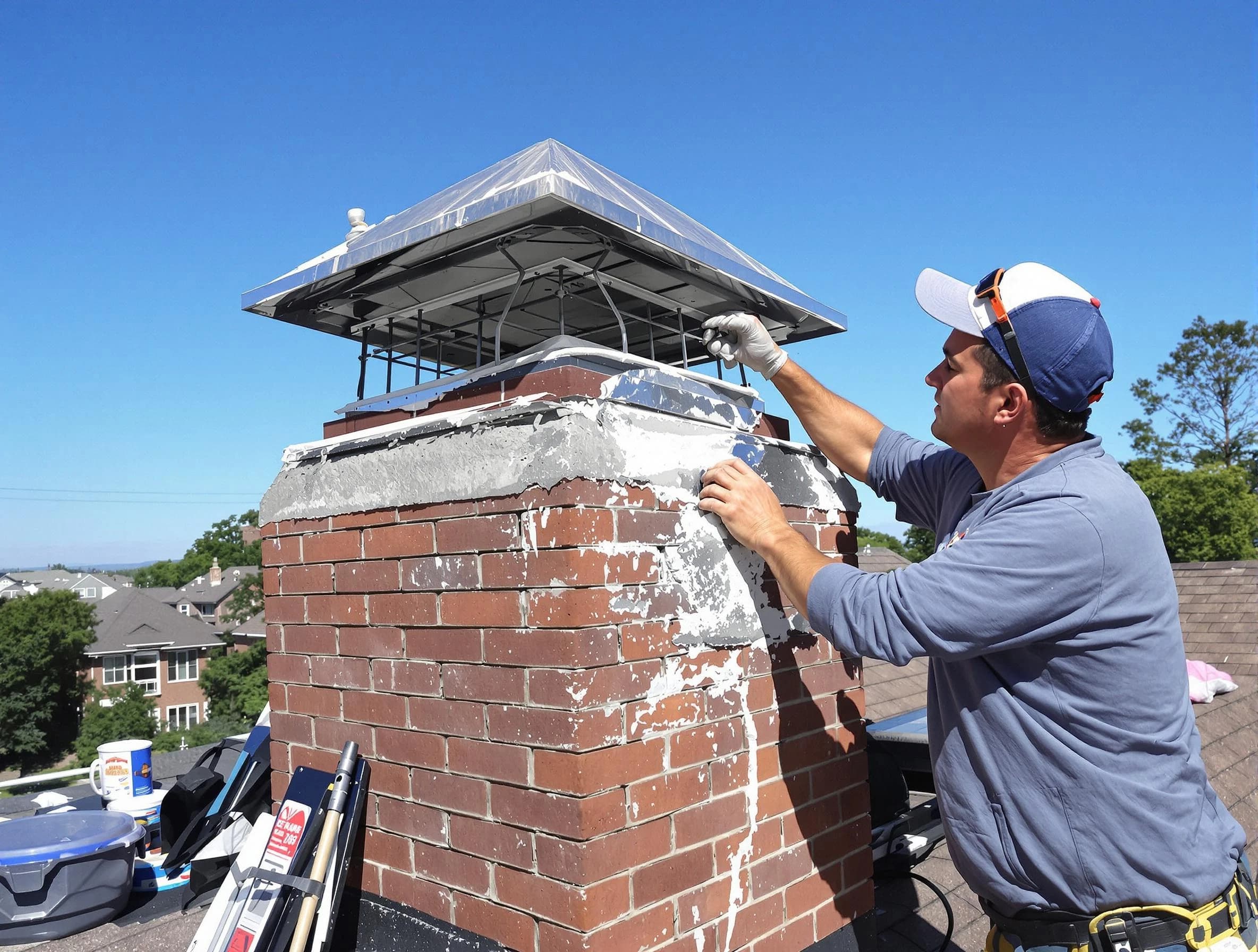 Chimney Crown Services service in Munhall, PA