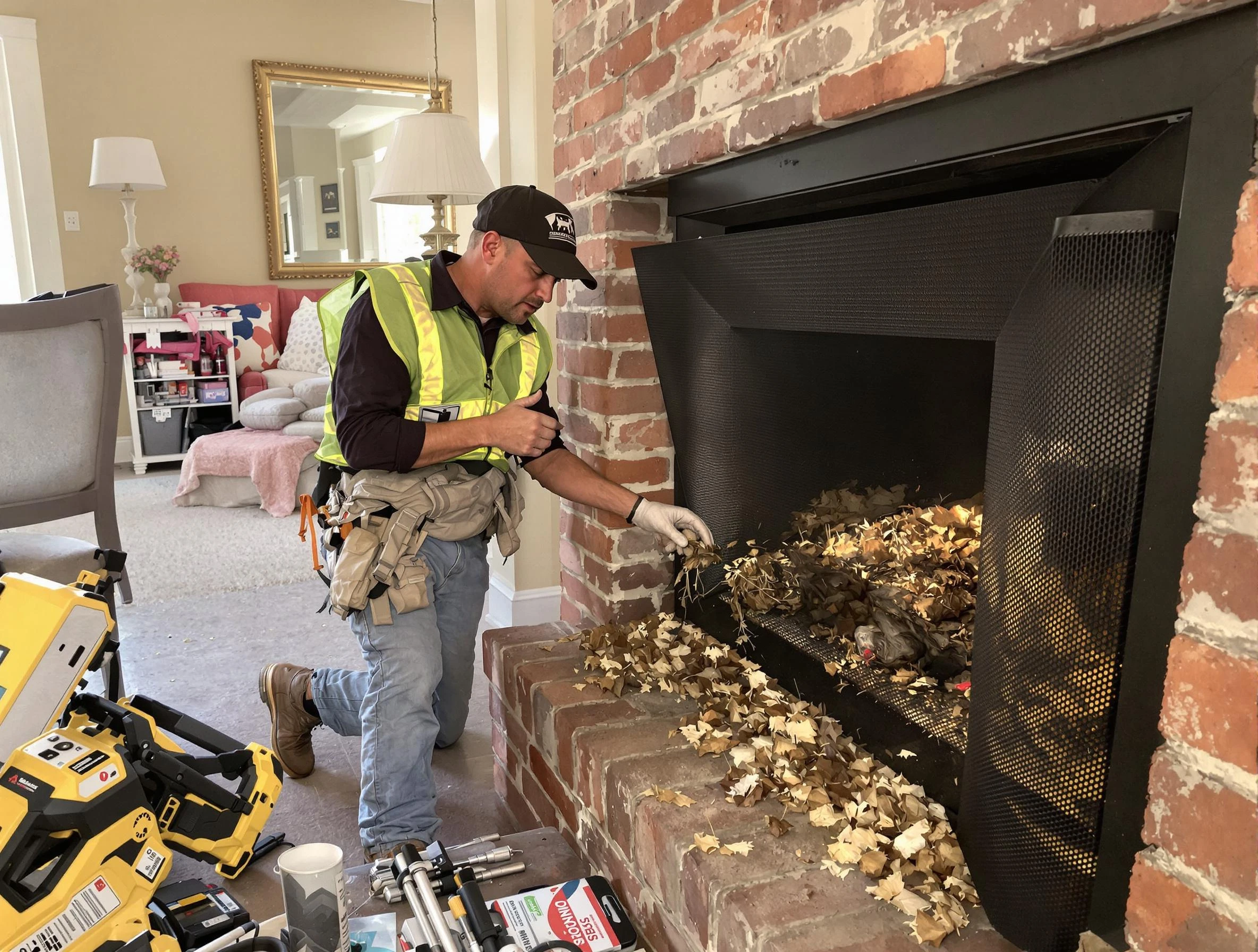 Safe screening installation by Munhall Chimney Sweep in Munhall, PA