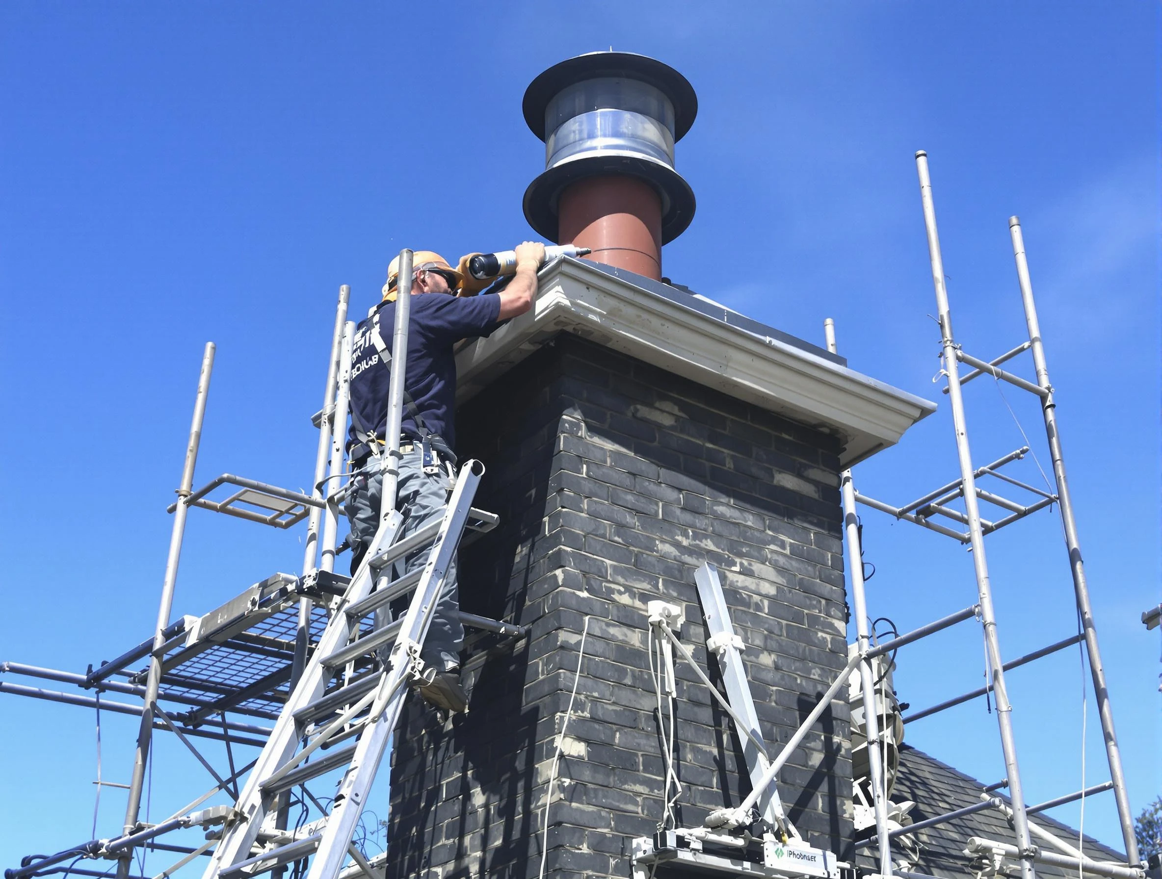Sturdy chimney crown finished by Munhall Chimney Sweep in Munhall, PA